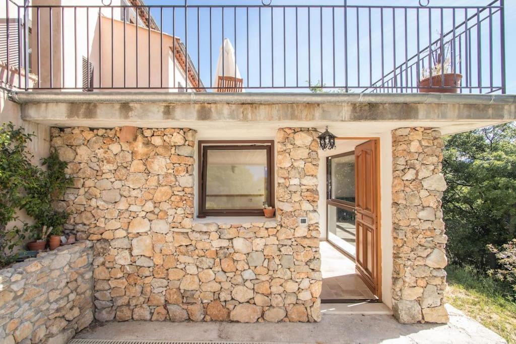 Bas De Villa Au Milieu Des Oliviers. Chateauneuf-Villevieille 외부 사진