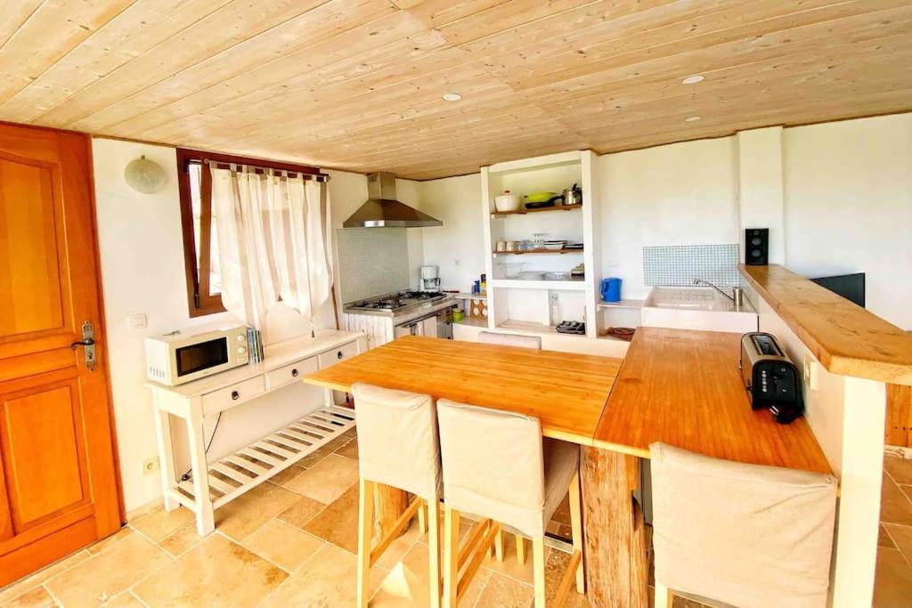 Bas De Villa Au Milieu Des Oliviers. Chateauneuf-Villevieille 외부 사진